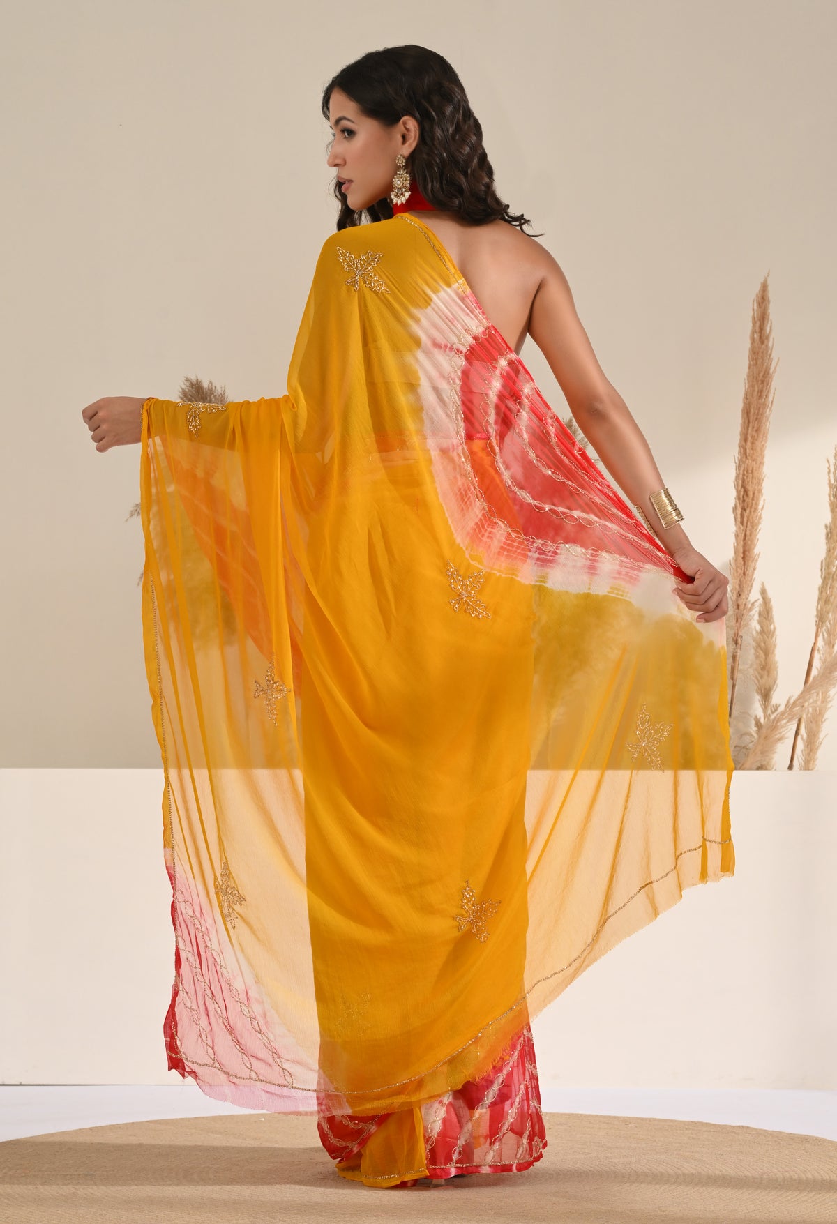 Aurelia Italian Chiffon Saree
