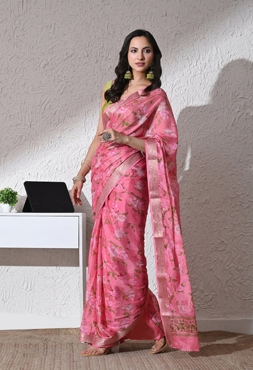 Rosabelle Chinnon Jacquard Saree
