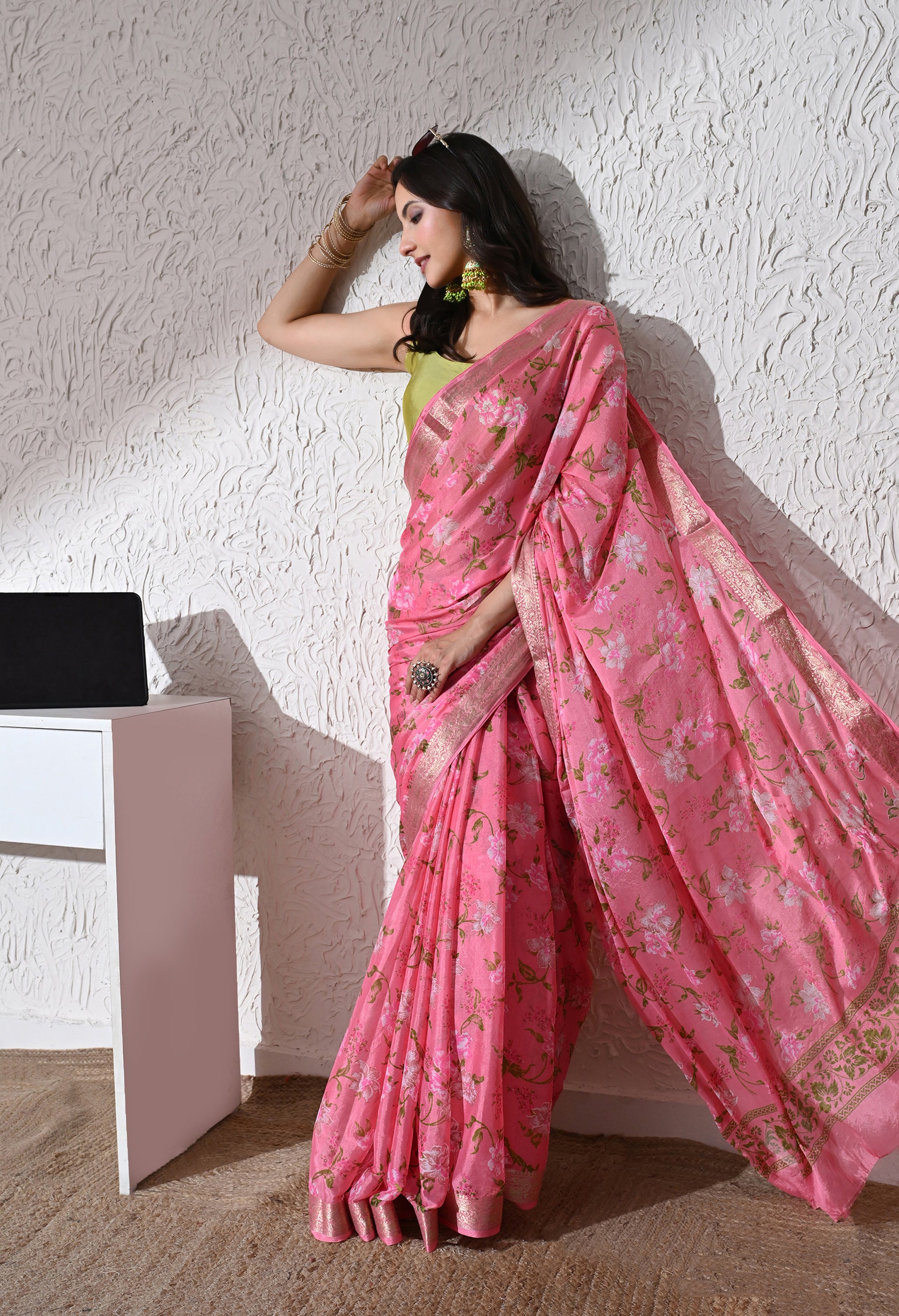 Rosabelle Chinnon Jacquard Saree