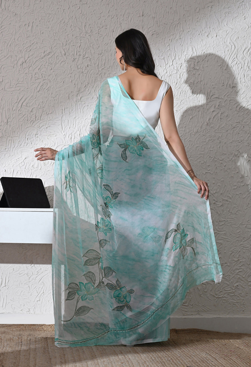 Aveline Italian Chiffon Saree